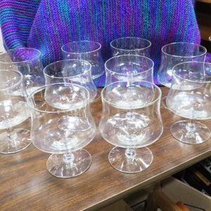 Brandy Snifter / Shrimp Cocktail / Parfait Footed Glasses - Set of 10